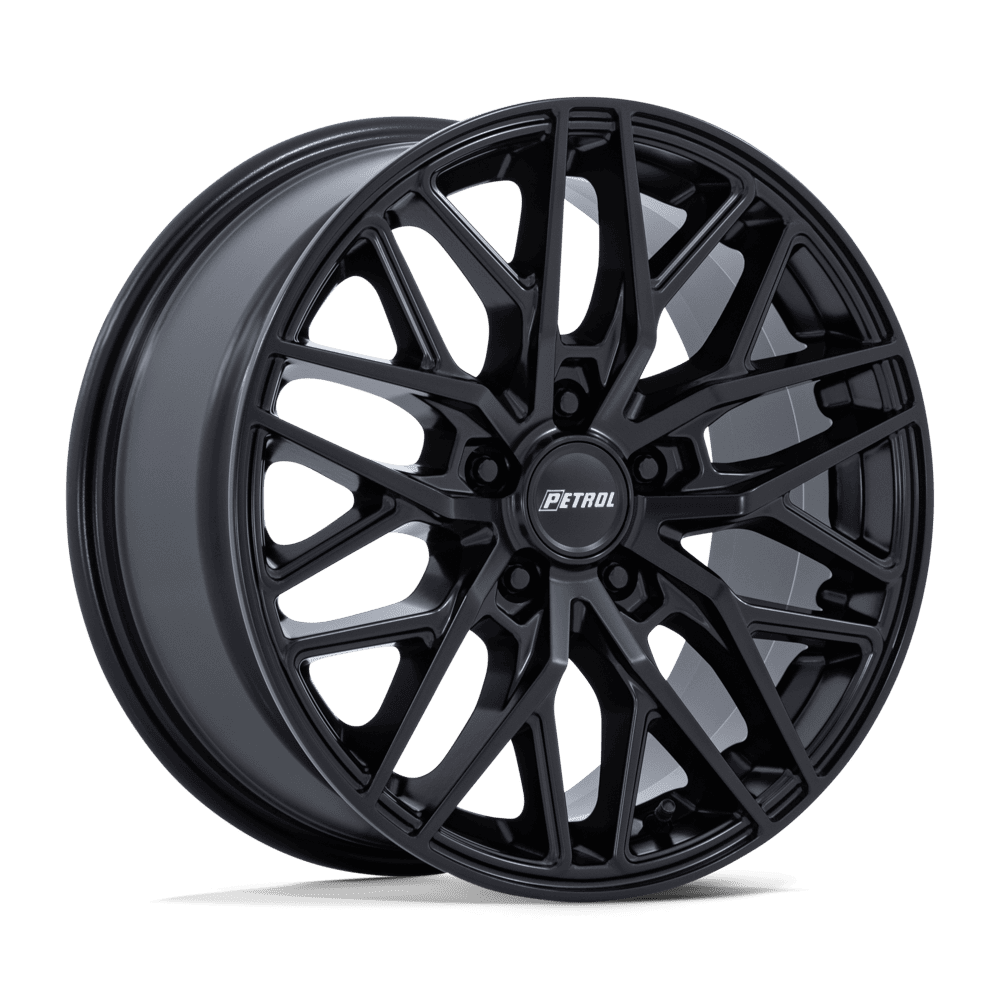 17X8 Petrol PE004 P3E MATTE BLACK 5X108