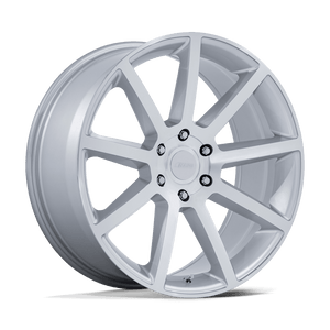 22X9.5 Petrol PE007 P6E GLOSS SILVER W/ MACHINED FACE 6X139.7