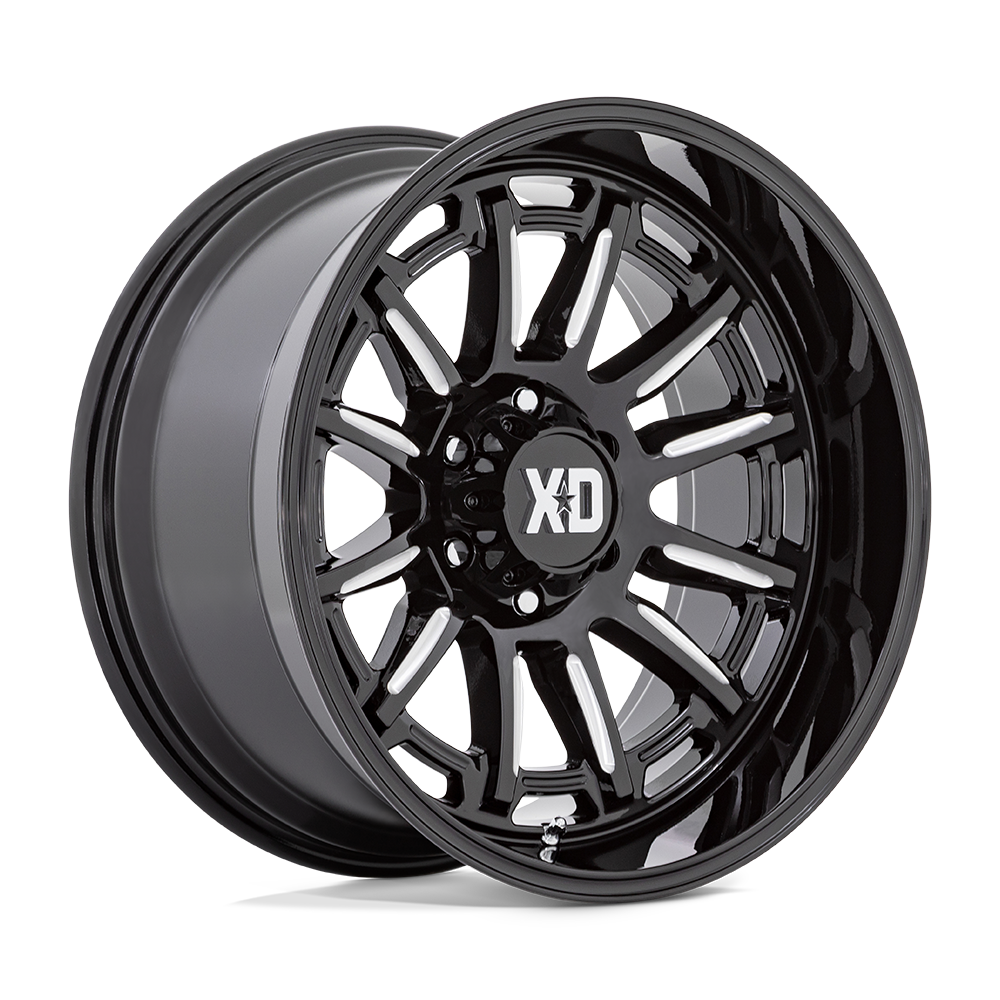 20X10 XD XD865 PHOENIX GLOSS BLACK MILLED 5X127