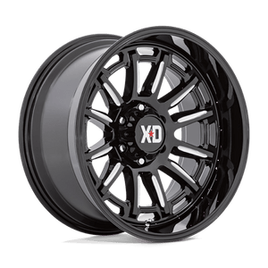 20X10 XD XD865 PHOENIX GLOSS BLACK MILLED 6X135