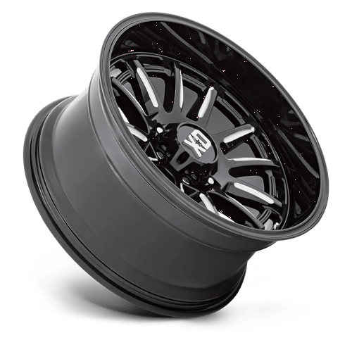 20X9 XD XD865 PHOENIX GLOSS BLACK MILLED 6X139.7