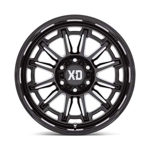 20X9 XD XD865 PHOENIX GLOSS BLACK MILLED 6X139.7