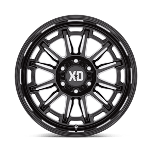 20X9 XD XD865 PHOENIX GLOSS BLACK MILLED 5X139.7