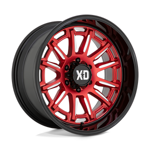 20X9 XD XD865 PHOENIX CANDY RED MILLED W/ BLACK LIP 5X150