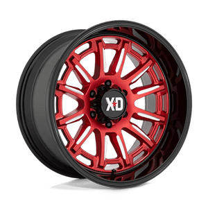 20X9 XD XD865 PHOENIX CANDY RED MILLED W/ BLACK LIP 6X139.7