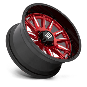 20X9 XD XD865 PHOENIX CANDY RED MILLED W/ BLACK LIP 6X139.7