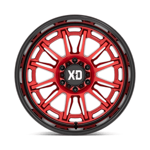 20X9 XD XD865 PHOENIX CANDY RED MILLED W/ BLACK LIP 5X150