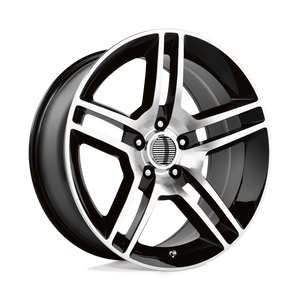 18X10 Performance Replicas PR101 GLOSS BLACK MACHINED 5X114.3