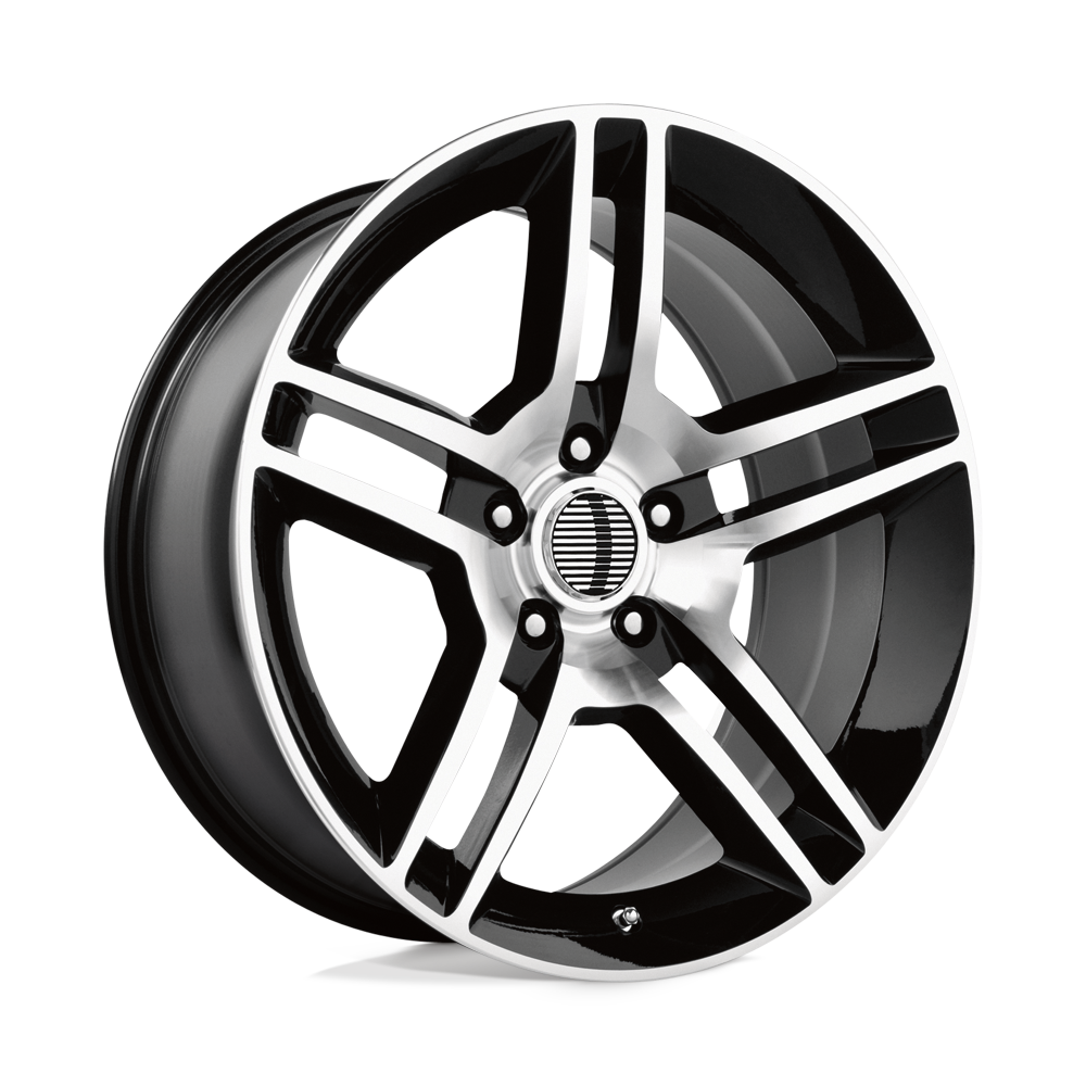 18" Performance Replicas PR101 GLOSS BLACK MACHINED 5X114.3