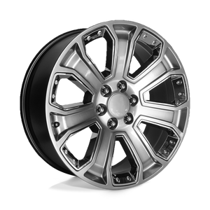 20X9 Performance Replicas PR113 HYPER SILVER DARK W/ ACCENTS 6X139.7