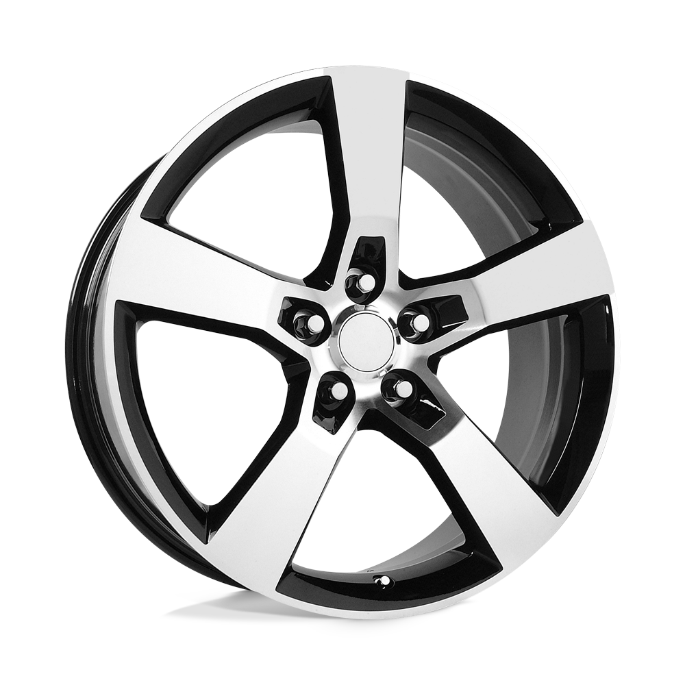 20" Performance Replicas PR125 GLOSS BLACK MACHINED 5X120