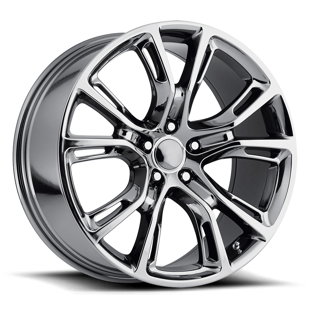 20" Performance Replicas PR137 BLACK CHROME 5X127