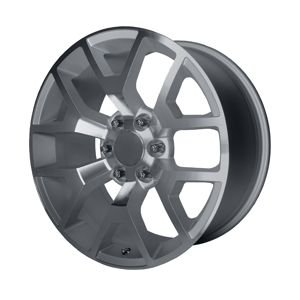 20X9 Performance Replicas PR150 SILVER MACHINED 6X139.7