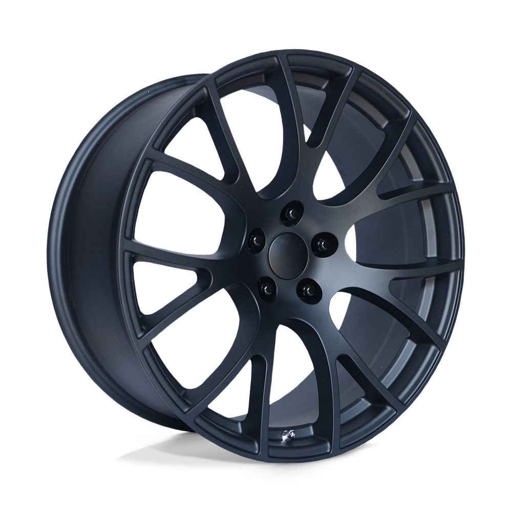22" Performance Replicas PR161 MATTE BLACK 5X115