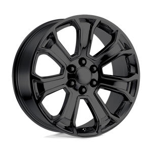 22" Performance Replicas PR166 GLOSS BLACK 6X139.7