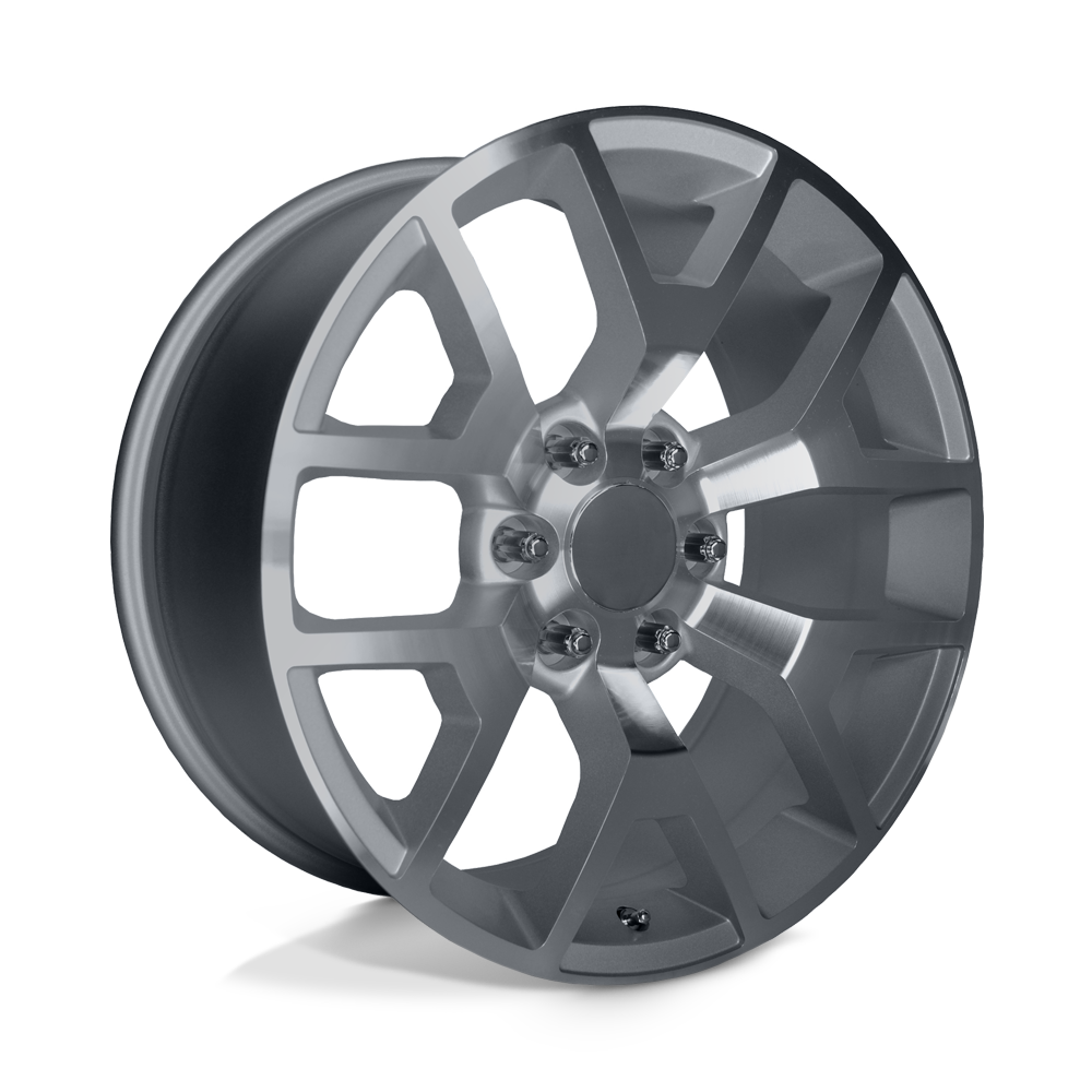 20" Performance Replicas PR169 SILVER W/ MACHINED SPOKES 6X139.7