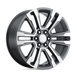 20" Performance Replicas PR182 GUNMETAL MACHINED 6X139.7