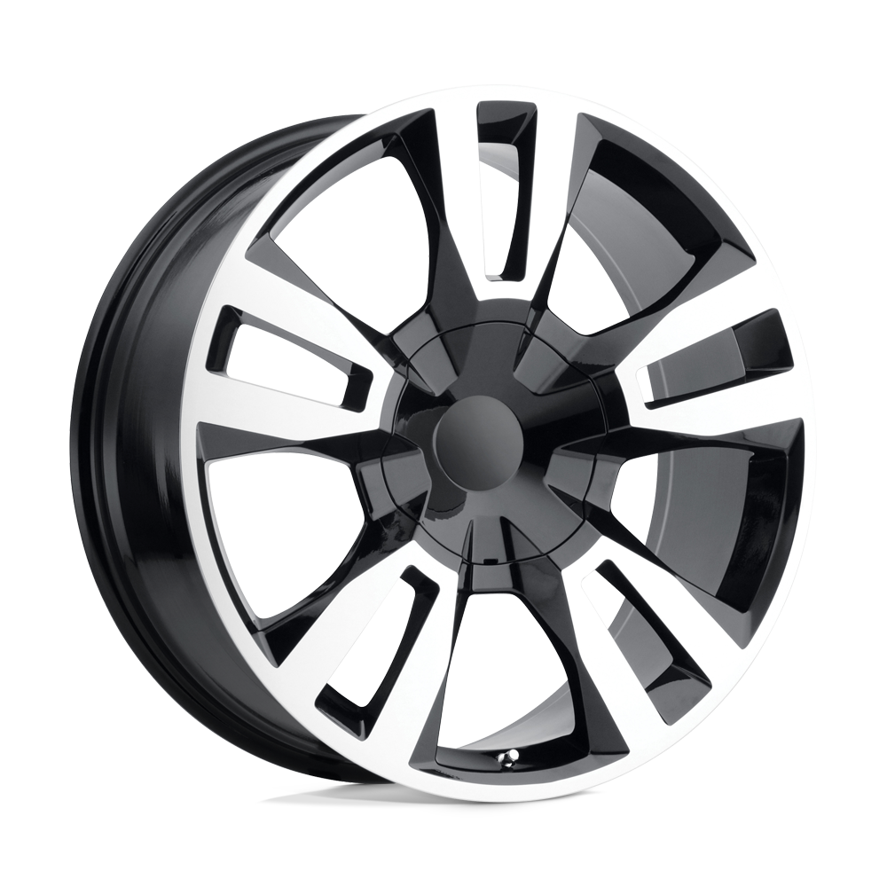 24" Performance Replicas PR188 GLOSS BLACK MACHINED 6X139.7