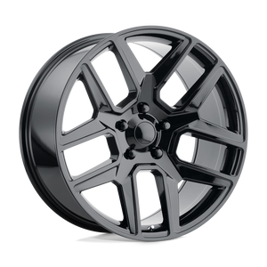20" Performance Replicas PR192 GLOSS BLACK 5X139.7