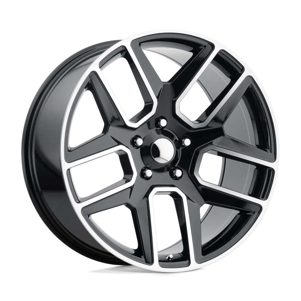 20" Performance Replicas PR192 GLOSS BLACK MACHINED 6X139.7
