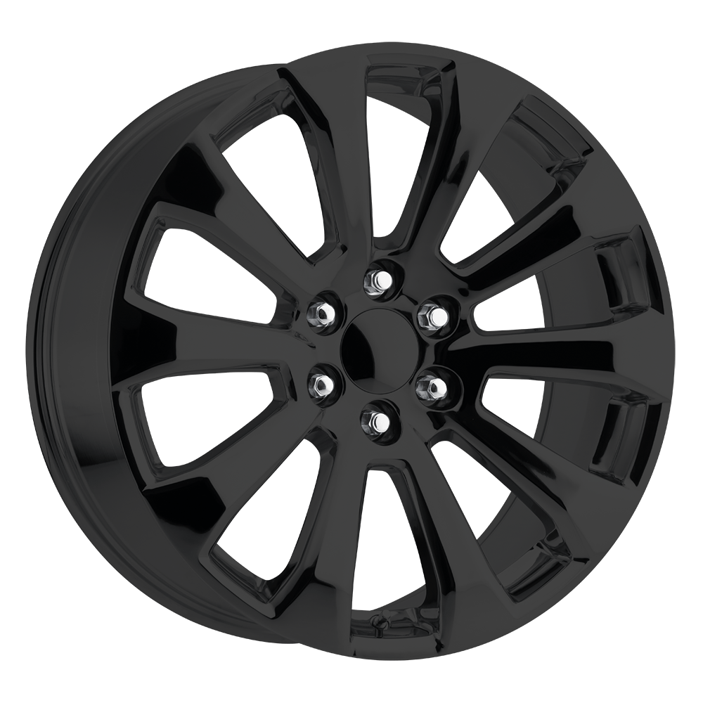 22" Performance Replicas PR204 GLOSS BLACK 6X139.7