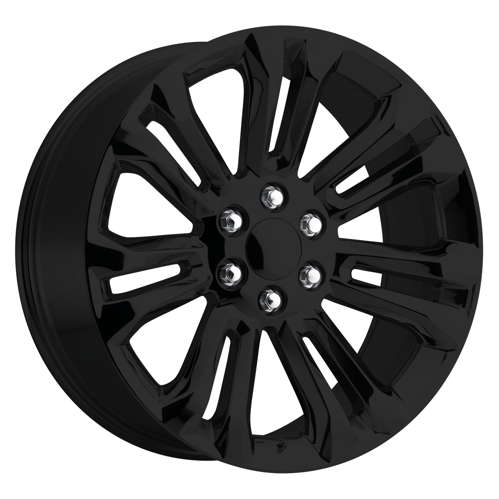 24" Performance Replicas PR205 GLOSS BLACK 6X139.7