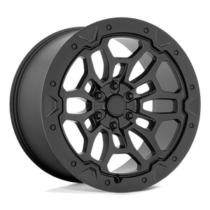 22" Performance Replicas PR215 MATTE BLACK 5X139.7