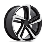 20" Performance Replicas PR216 GLOSS BLACK MACHINED 5X114.3