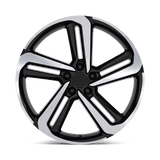 18" Performance Replicas PR216 GLOSS BLACK MACHINED 5X114.3