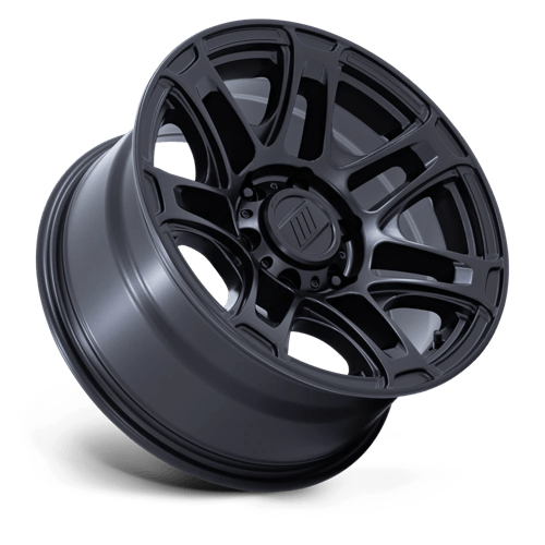 17X8 Pro Comp Alloys PA204 ROUGHNECK MATTE BLACK 6X120