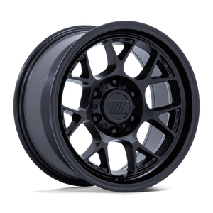 17X8 Pro Comp Alloys PA205 WRAITH MATTE BLACK 5X127