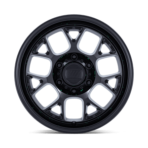 17X8 Pro Comp Alloys PA205 WRAITH MATTE BLACK 6X135