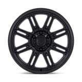 16X8 Pro Comp Alloys PA206 SNARE MATTE BLACK 5X139.7