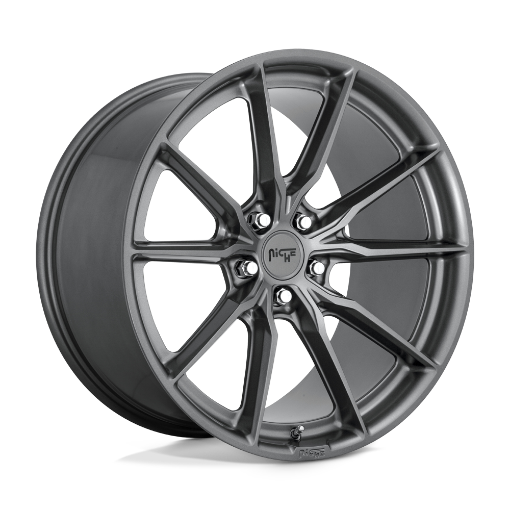 19X9.5 Niche 1PC M239 RAINIER MATTE ANTHRACITE 5X112