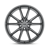 19X9.5 Niche 1PC M239 RAINIER MATTE ANTHRACITE 5X112