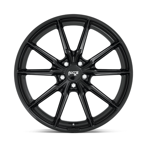 19X9.5 Niche 1PC M240 RAINIER GLOSS BLACK 5X112
