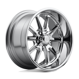 20X9.5 US Mag 1PC U110 RAMBLER CHROME PLATED 5X114.3