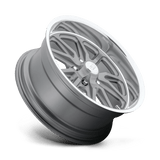 20X8 US Mag 1PC U111 RAMBLER TEXTURED GRAY W/ DC LIP 5X114.3
