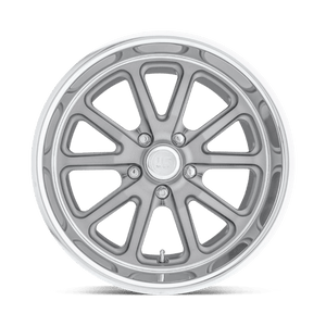 17X8 US Mag 1PC U111 RAMBLER TEXTURED GRAY W/ DC LIP 5X114.3