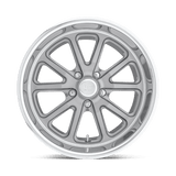 18X16 US Mag 1PC U720 TORQUE MATTE GUN METAL MACHINED 5X114.3