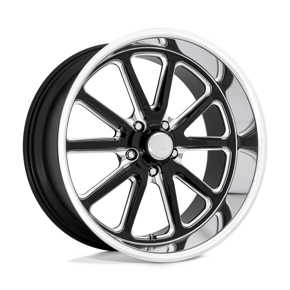 17X7 US Mag 1PC U117 RAMBLER GLOSS BLACK MILLED 5X120.65
