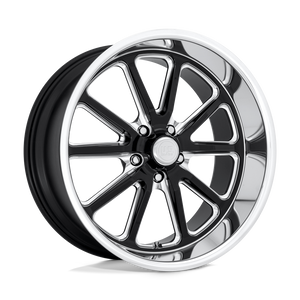 17X7 US Mag 1PC U117 RAMBLER GLOSS BLACK MILLED 5X120.65