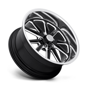 20X9.5 US Mag 1PC U117 RAMBLER GLOSS BLACK MILLED 5X120.65