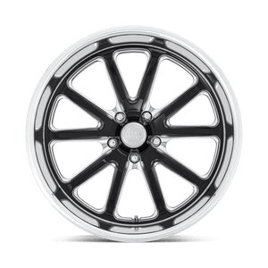 20X8 US Mag 1PC U117 RAMBLER GLOSS BLACK MILLED 5X120.65