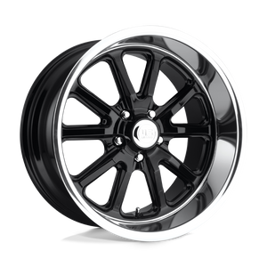 17X8 US Mag 1PC U121 RAMBLER GLOSS BLACK 5X114.3