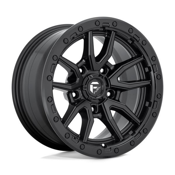 17X9 Fuel 1PC D679 REBEL RIMS - MATTE BLACK 5X127
