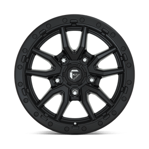 17X9 Fuel 1PC D679 REBEL RIMS - MATTE BLACK 5X127