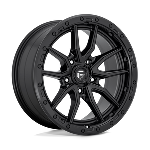 20X9 Fuel 1PC D679 REBEL RIMS - MATTE BLACK 5X127