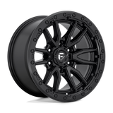 18X9 Fuel 1PC D679 REBEL RIMS - MATTE BLACK 6X135