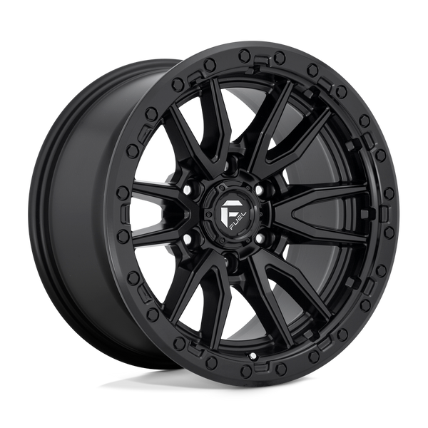 18X9 Fuel 1PC D679 REBEL RIMS - MATTE BLACK 6X135